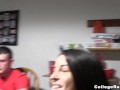 COLLEGE RULES - Guys Get In The Mix & Fuck The Two Horny Girls Who Play Together At The Poker Game