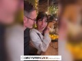 Aaliyah Yasin gets fingered at the busy restaurant