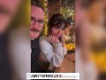 Aaliyah Yasin gets fingered at the busy restaurant