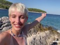 Ersties - Adorable Annika Plays With Herself On A Hot Beach In Croatia