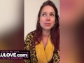 Big boobs babe "I own you with my sweet little pussy & puckering asshole" female & financial domination closeups - Lelu Love