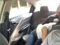 I give my boyfriend a wonderful blowjob in the back seat of the Uber