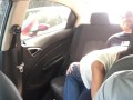I give my boyfriend a wonderful blowjob in the back seat of the Uber