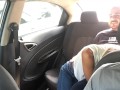 I give my boyfriend a wonderful blowjob in the back seat of the Uber