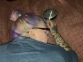 Smoking bbw takes cock doggystyle for a juicy creampie