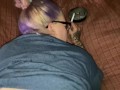 Smoking bbw takes cock doggystyle for a juicy creampie