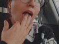 Snapchat hoe public car masturbation