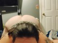 Wife gives amazing blowjob🌬️ then rides me cowgirl and reverse cowgirl🥰😍🤤😋😌😨😵