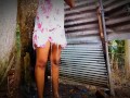 Asian Village Girl Outdoor Showering - නානවා හොරෙන් වීඩියෝ කරලා
