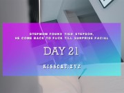 DAY 21 - Step mom caught tied Step son share Room 😍 Stepson came back with Surprise Fuck and Facial