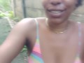 AMATEUR EBONY NEARLY PEE SELF OUTDOOR ASMR