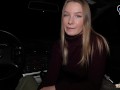 Stepbrother's wife such a slut, she gave herself secretly in the car