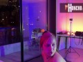 THOT ALERT!! Amateur Threesome With Inked Big Booty Latinas and Stranger