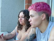 ¿MI FANTASÍA?, que me des un oral en el balcón.