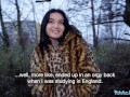 Public Agent French babe Crystal Cherry outdoor blowjob and big dick pov
