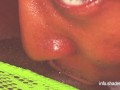 Ebony Pussy Eating for 5 mins straight! Backshots with a creampie ending