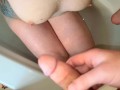 Hose down those perfect tits with piss