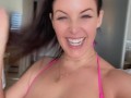 ANGELA WHITE - Busty Beach Bikini JOI