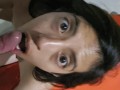Latina come polla deliciosa y se viene en mi cara, leche en mi boca 🔥😍😍😍🔥