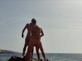 Spectacular my wife fulfills her fantasy when we find (Antonio Mallorca) walking on the beach and we