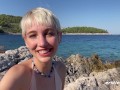 Ersties - Super Cute Babe Enjoys Outdoor Masturbation in Croatia