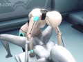 AlienGirl. Sci-Fi BDSM Futanari video. Android Screws Captured Sexy Girl In All Holes! 3dx Monster Girls Animated Clip