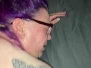 Stepsis lets bro eat and fuck her pussy she sucks his cock and he jerks his load on her lips