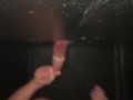 Hotwife slut taken to public cinema glory hole to get fucked by multiple strangers
