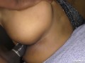 Mature ebony slut gets gangbanged and then some spunk in her face