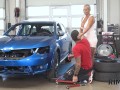 RIM4K. Car repairman bangs his big-tittied wife in the garage after rimjob