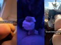 college girls snapchat compilation of dirty fucking TRIPLE SCREEN