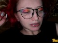 Red-haired cutie has anal sex and gets cum on her face
