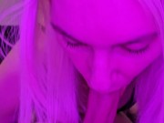 Fill her mouth - cum inside