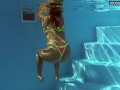 Hottest French girl Anita gets horny underwater