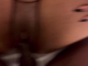 I wanted his nut so he came inside and let it drip out