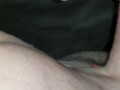 Wife gets on her knees and deep throats me and licks my balls
