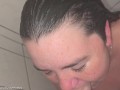 Stepsister suck in shower