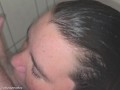 Stepsister suck in shower