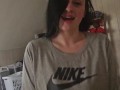 Beautiful Big Titty Dark Haired Girlfriend Gets Tits Sucked And A Deep Dripping Creampie