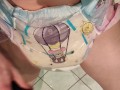 Making Cummies Buzzing My SOAKED ABDL Diaper