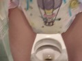 Making Cummies Buzzing My SOAKED ABDL Diaper