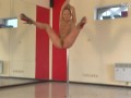 Average body but flexible teen Nikolet