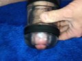 Dick Flash Towel Drop Then A Fleshlight Fuck Cumming All Over The Towel