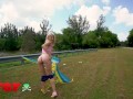 My GF - Petite Blonde Jessie Saint Moans In Pleasure As Sean Bangs Her Tight Pussy Out In Nature