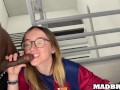 A Barcelona Supporter Fucked By PSG Fans in The Corridors Of The Football Stadium !!!