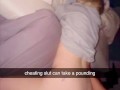 Nasty Cheating 18 Year old Run through in her Dorm on Snapchat- Alabama University part 2