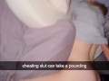 Nasty Cheating 18 Year old Run through in her Dorm on Snapchat- Alabama University part 2