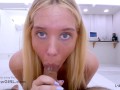 Hot Blonde gets Lucky making her debut having Sex in Porn Clip