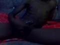 Massaging Big Black Horny Dick For Daddy