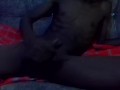 Massaging Big Black Horny Dick For Daddy